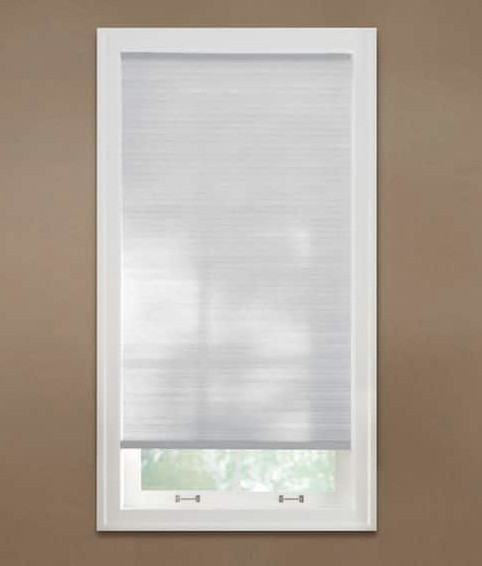 Snow Drift Cordless Light Filtering Cellular Shade – 32.875 in. W x 64 in. L