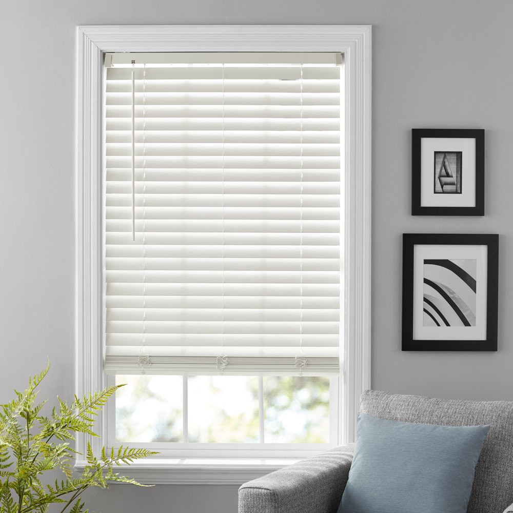 2-inch Cordless Faux Wood Horizontal Blinds Window Room Darkening MULTI SIZES