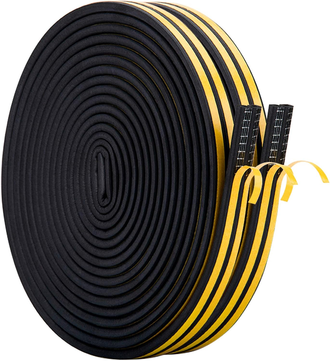 33FT Weather Stripping for Doors & Windows – Insulation & Weatherproofing Seal
