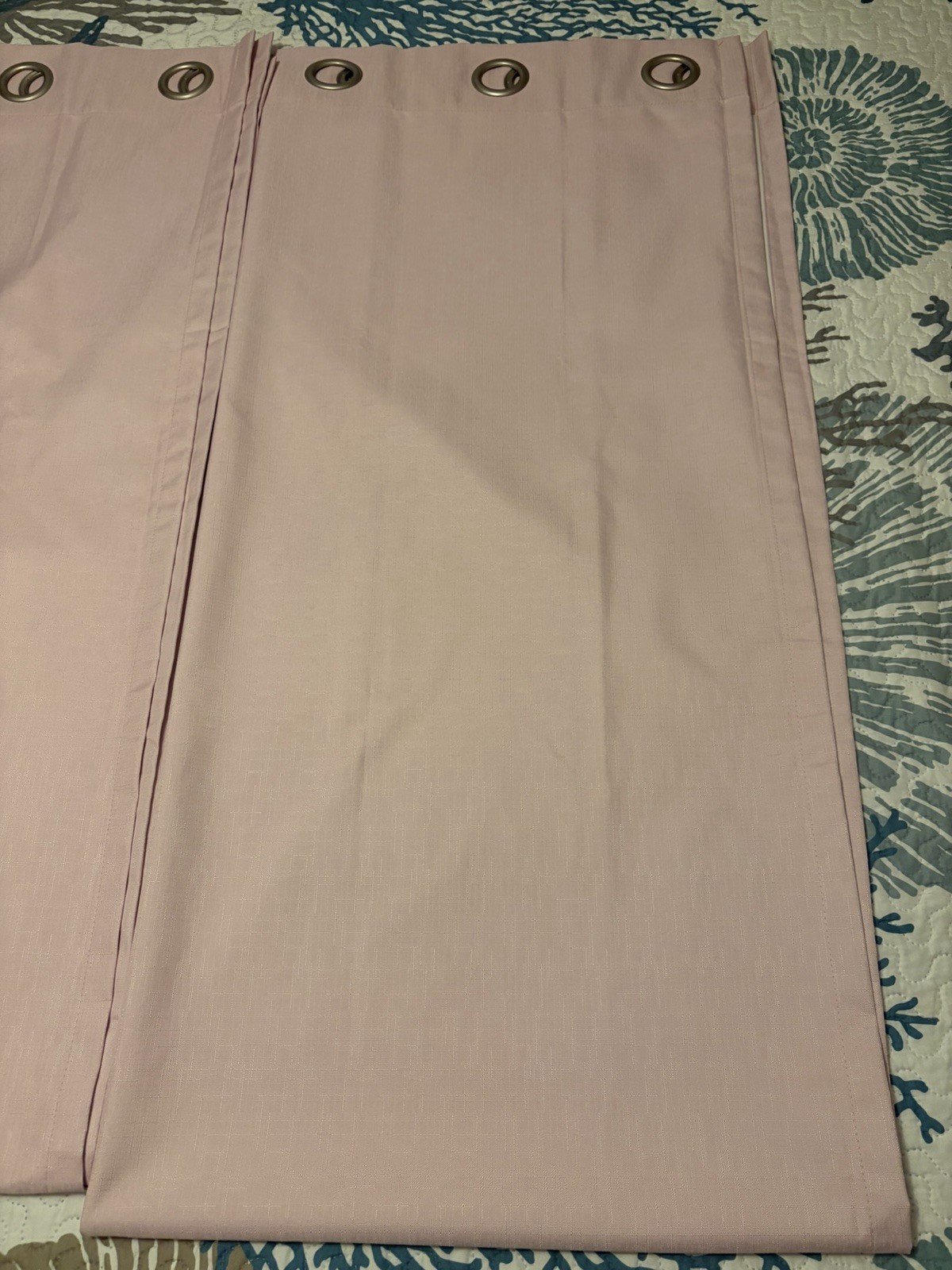 Pink Thermal 84” Curtains