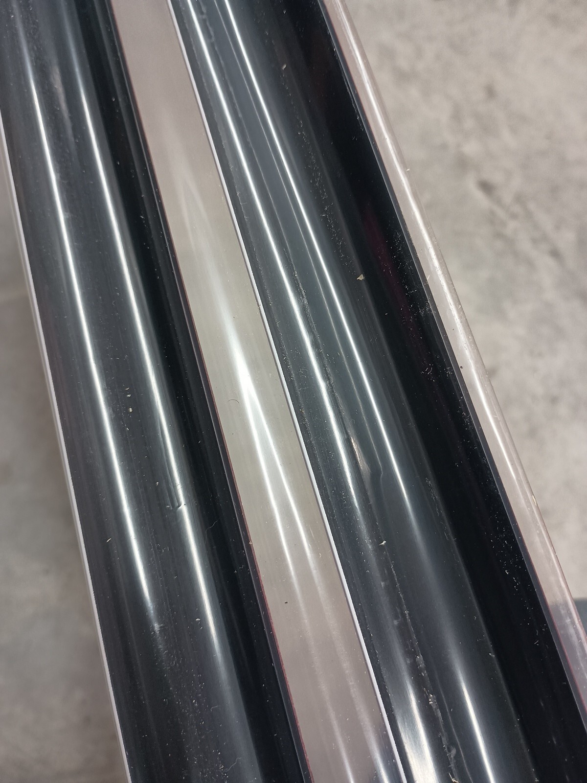 (2 Pair) 100% Blackout Light Blockers Side Tracks for Window Shades and Blinds,