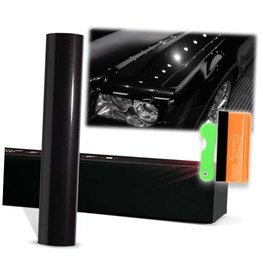 12″x60″ (1FTx5FT) PPF Paint Protection Film Gloss Black 12″x60″ (1FT x 5FT)