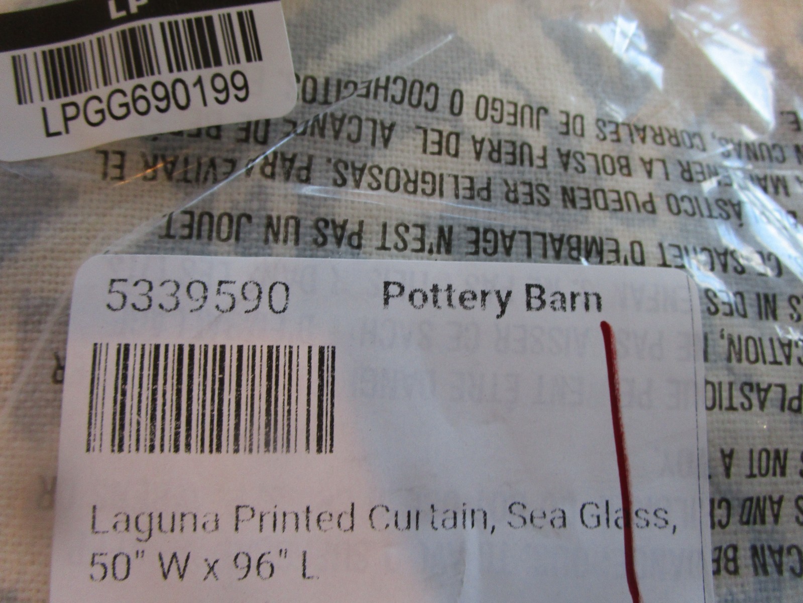 2 Pottery Barn Nola Printed floral light filtering curtains 50 84 green multi