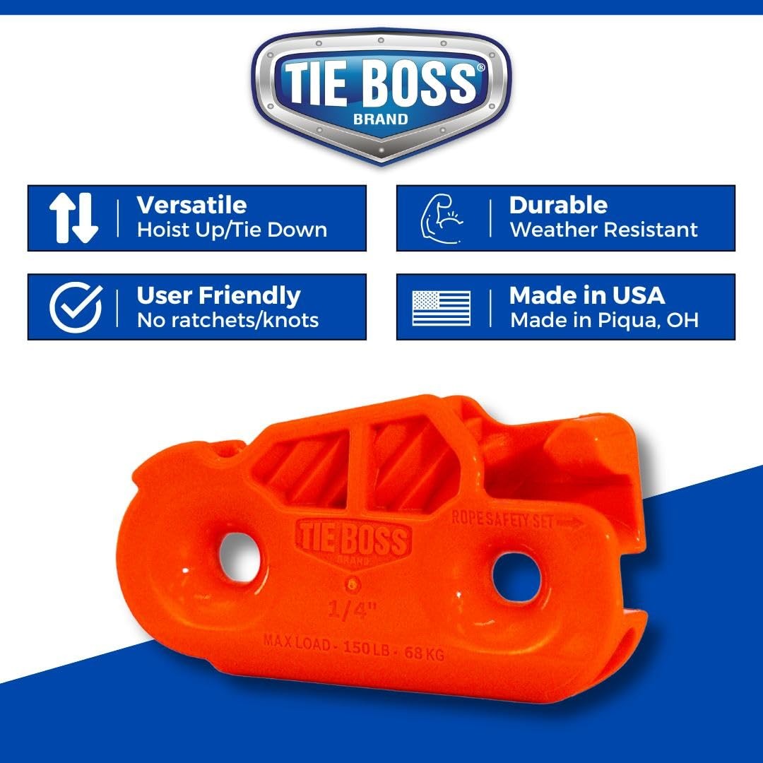 – 1/4 Inch, Medium Duty, (150 lbs Working Load Limit), Weather Resistant, Tie…
