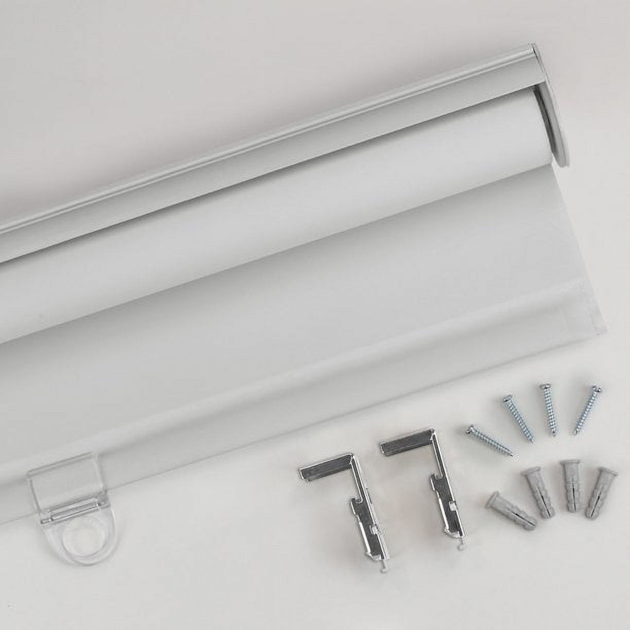 Light Filtering Slow Release Roller Shade 35″ W x 72″ L White
