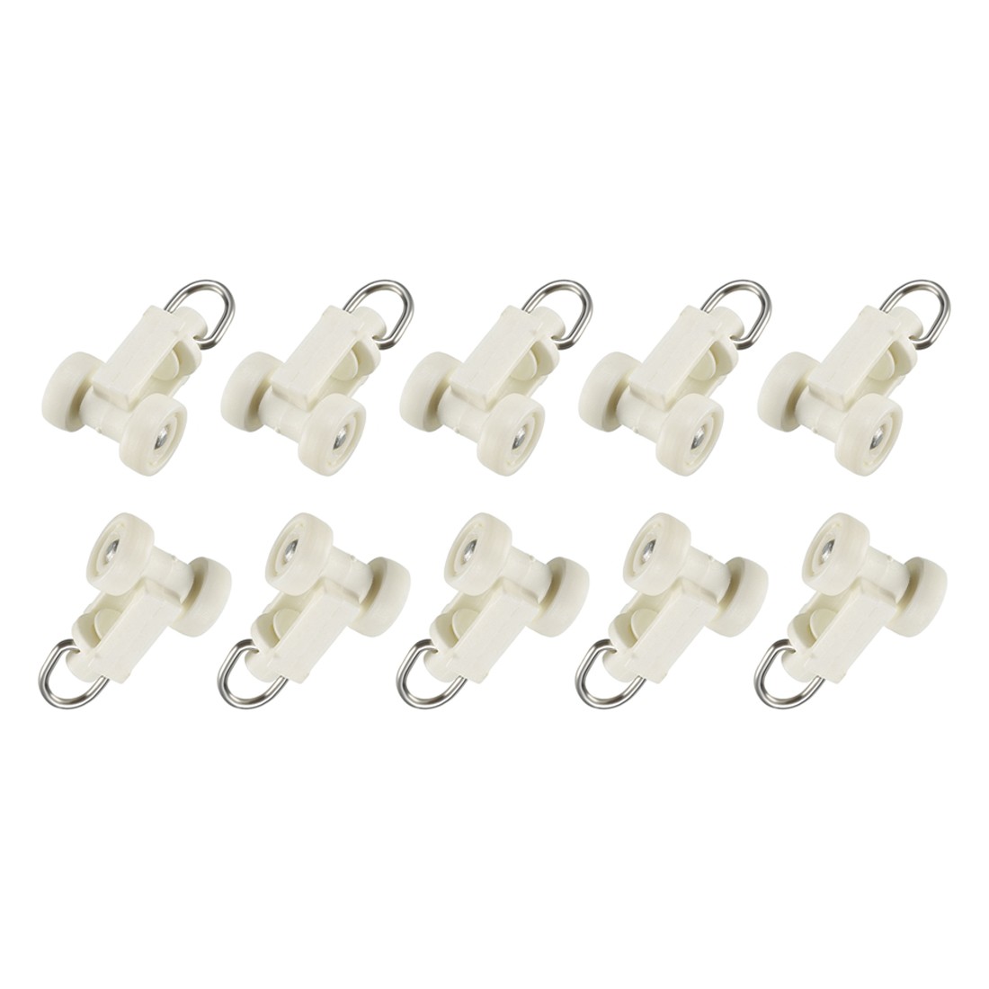10mm Curtain Track for Plastic Twin Wheeled Carriers Drapery Rail 50Pcs