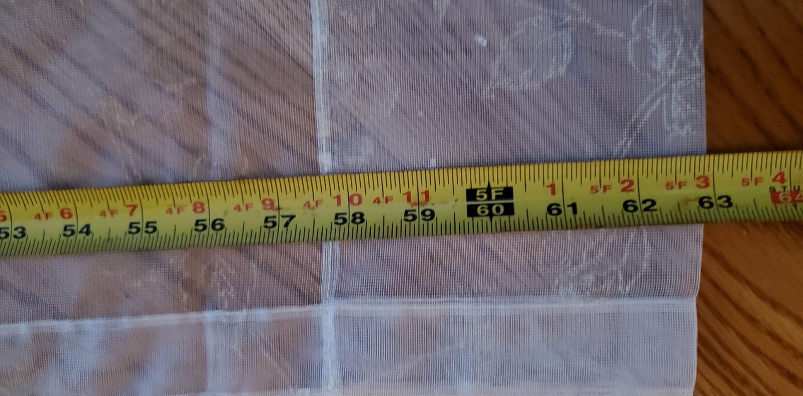 4 Sets Sheers Floral, Rose, Plain 62″ x 54″ Vintage 1 JC Penney Vintage
