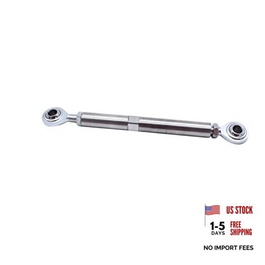 1PC 5 1/2″ Adjustable Tensioning Rod Heim Joint Alternator Bracket Compatible