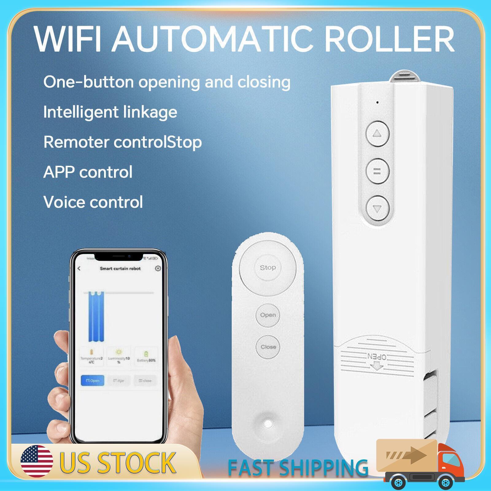 WIFI Smart Curtain Chain Roller Blind Shade Shutter Drive Motor Tuya APP Control