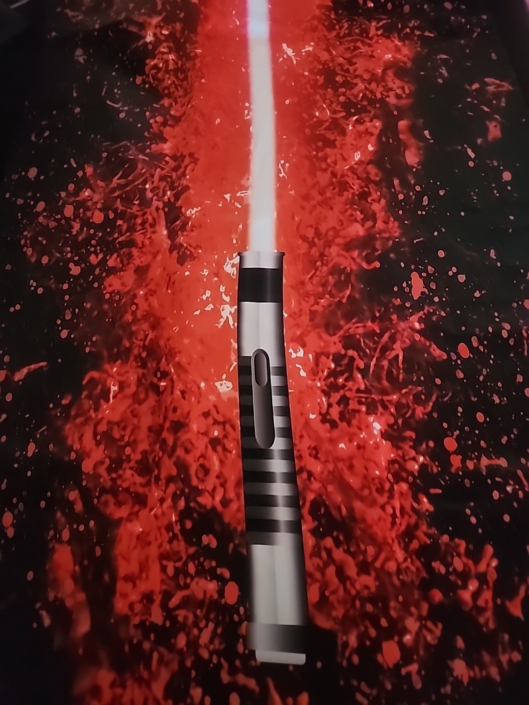 Lightsaber Theme Blackout Curtain(30-50%) Kids Science Fiction Light Saber Cu…