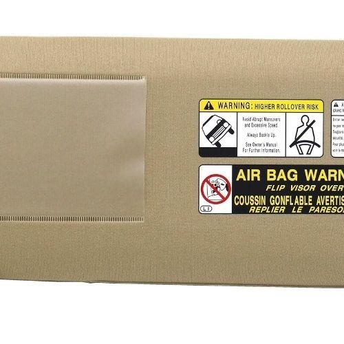 Auto Beige Left Driver Side Sun Visor fit for 74320-04181-B1 2005-2012 Tacoma Vi