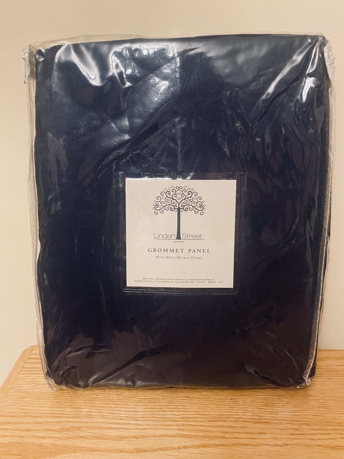 J. C. Penney Home Linden Street Grommet Panel 40″ X 84″ Traditional Navy $70 NEW