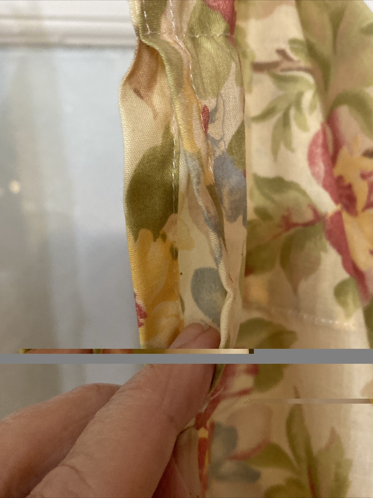 Vtg JC Penney Home Collection Floral Curtain Set 42×85
