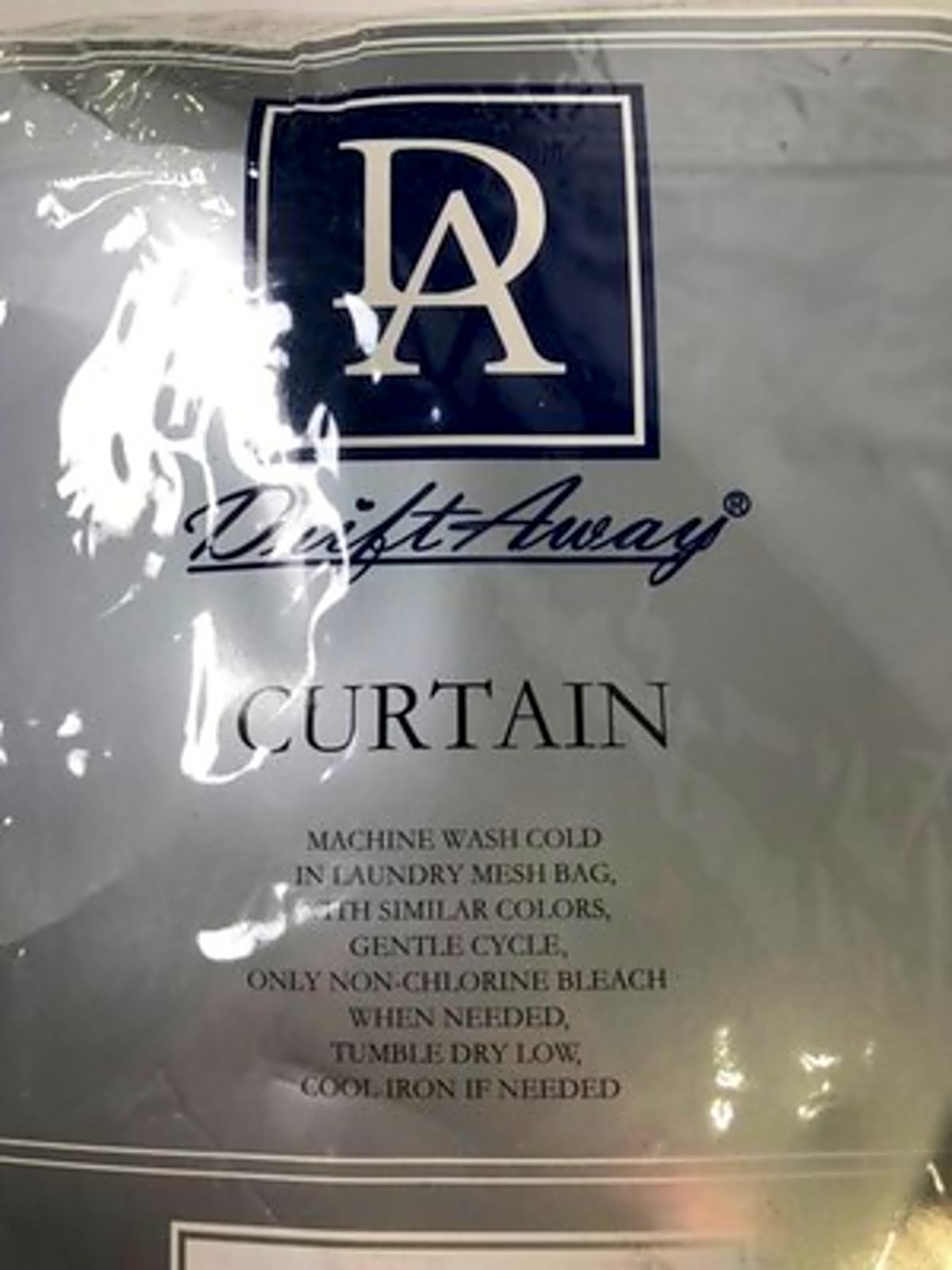 Drift Away DriftAway Ivory Linen Texture Curtain Panels 52×84 Semi Sheer Rod