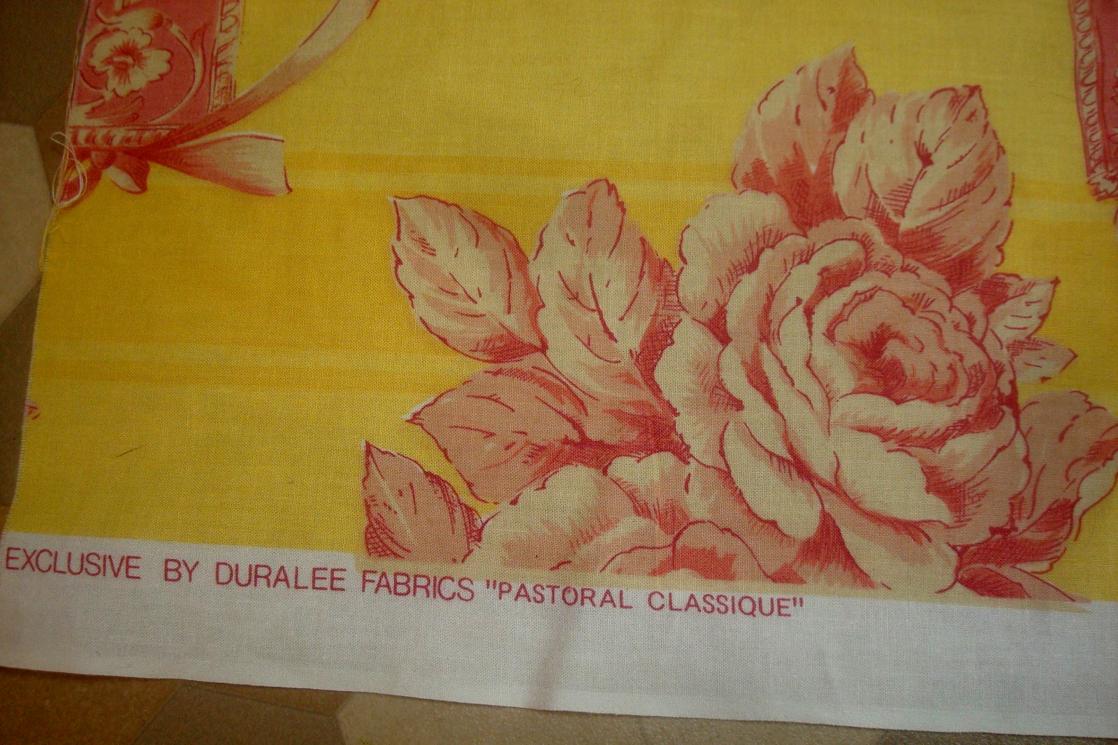 New Custom Lined DRAPES 2 pc Duralee Pastoral Classique Toile Pleated 96″ lg