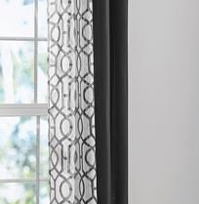 Light Filtering Grommets Curtain Set Home Decor Drapes 4 Piece 27.5″ X 84″
