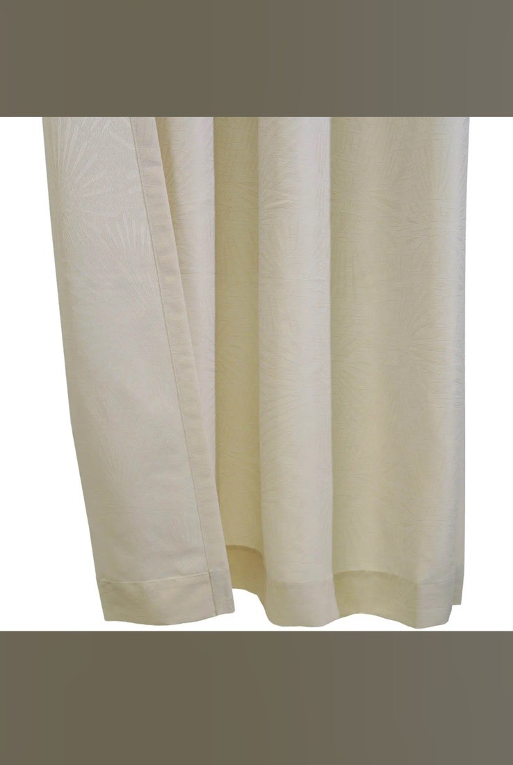 2 Panels Burst Pattern 52” X 95” Grommet Panel Neutral