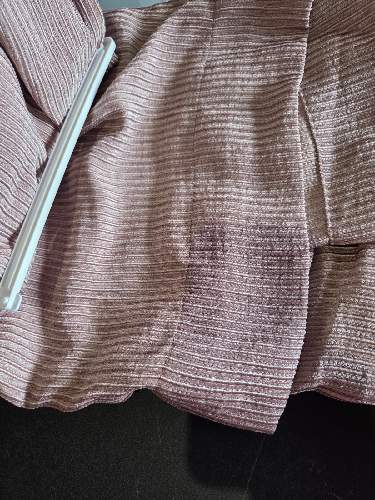 Threshold Blackout Corded Ribbed Curtain Panel Rose Pink Indoor Use 50″x63″