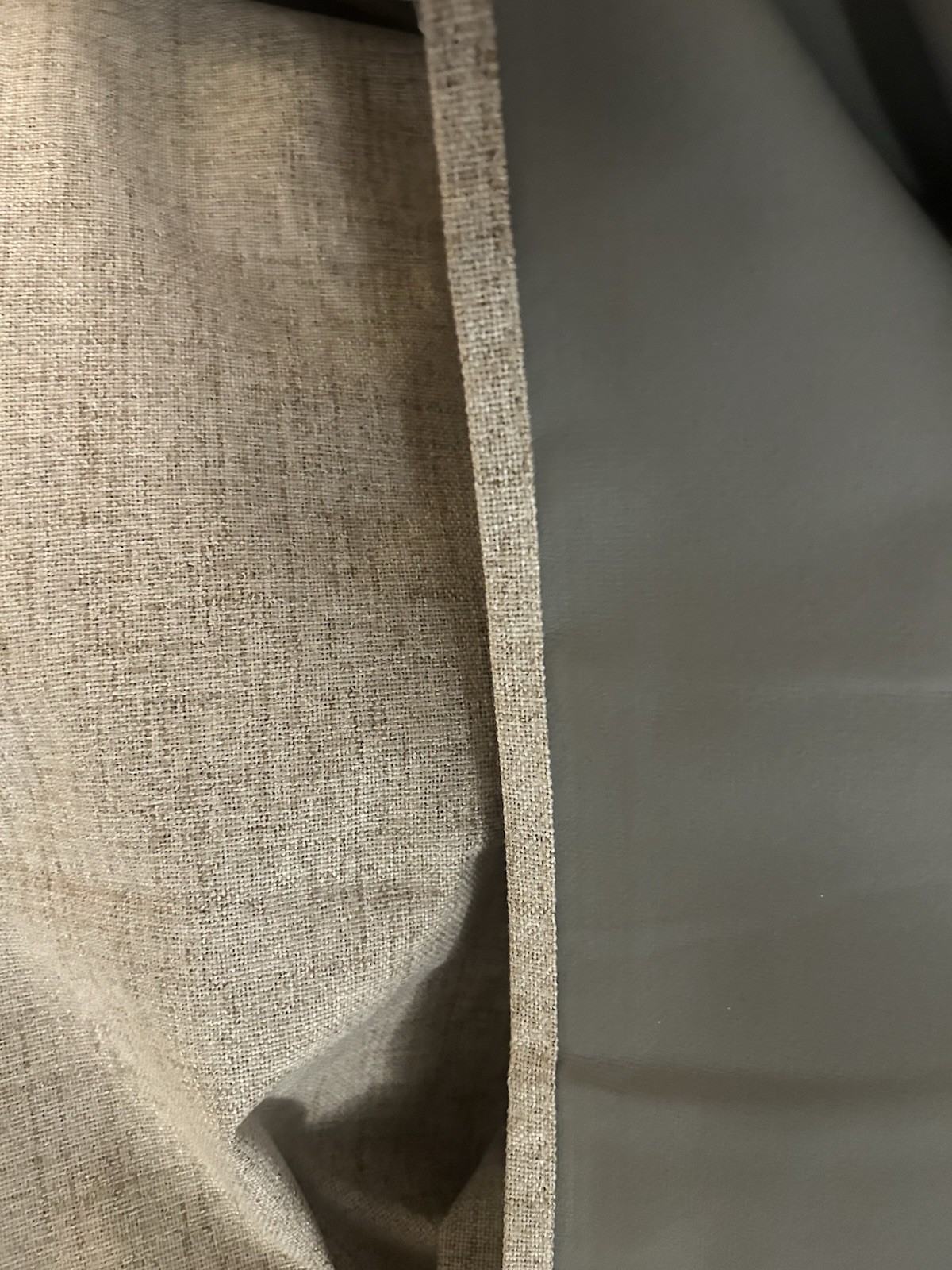 Oatmeal Textured Light Filtering Rod Pocket Curtain Panel 54W x 84L (2pack)