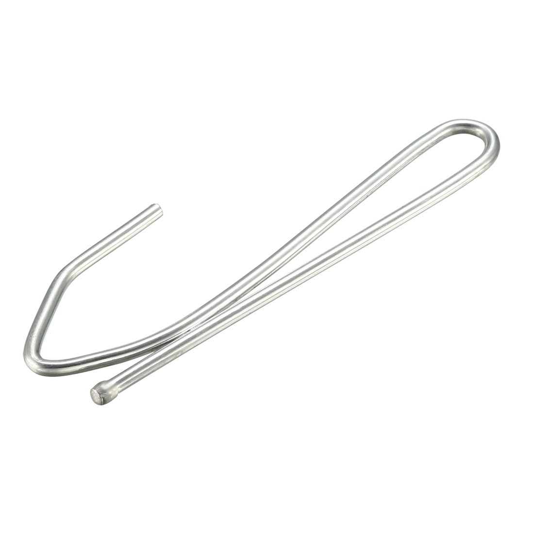 40Pcs Curtain Hooks Pin-On Drapery Hook Zinc Plating Long Shanks 2.7″