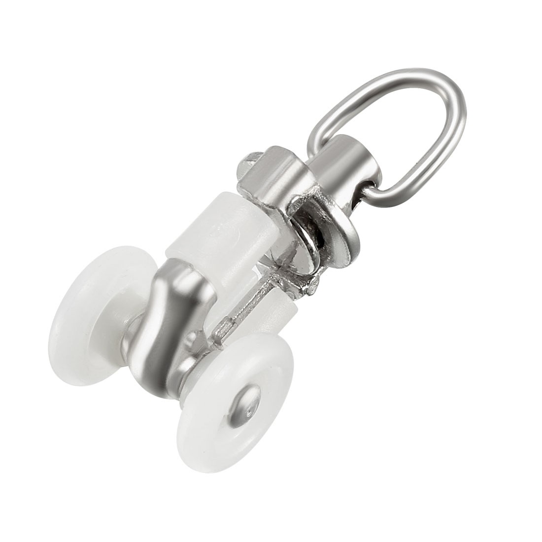 10Pcs, Curtain Track Rollers Plastic Twin Wheeled Carriers 10.5mm Dia