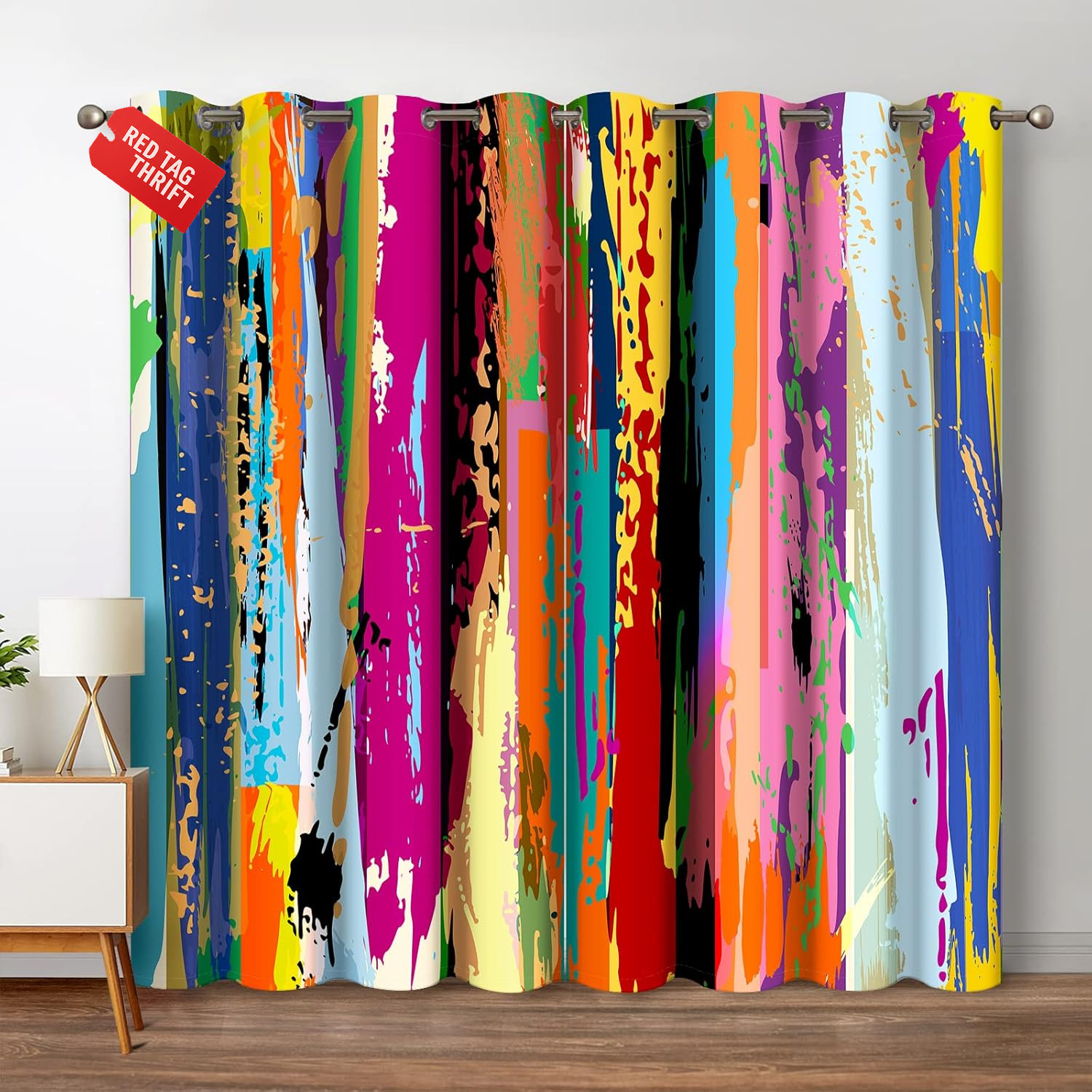 Home Bedroom Living Room Blackout Window Drapes 2 Panel Set, 52″X84″