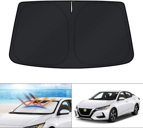 Custom Fit Windshield Sun Shade for 2020-2024 Sedan Accessories Sunshade Foldabl