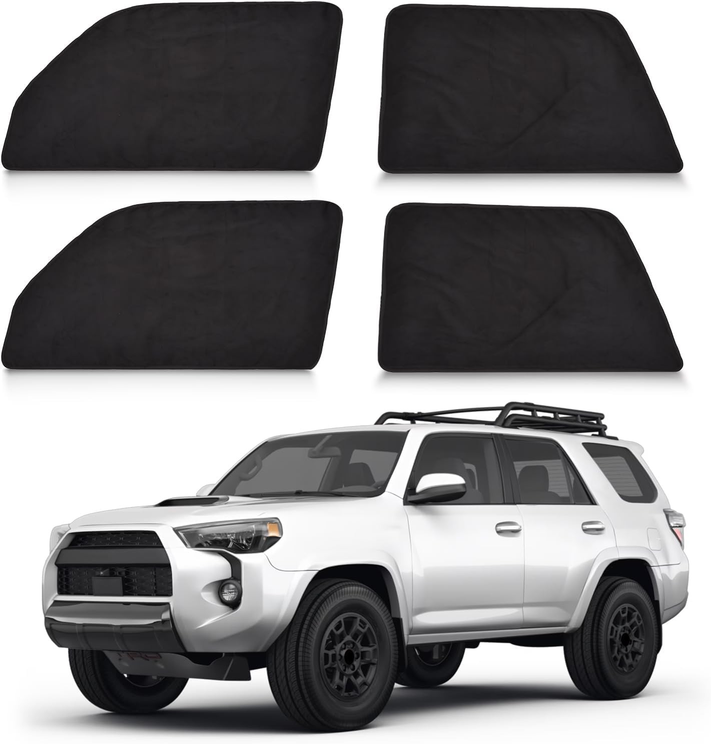 Car Window Shades Custom Fit for Toyota 4Runner 2017-2024 4-Pack Car Window Cove