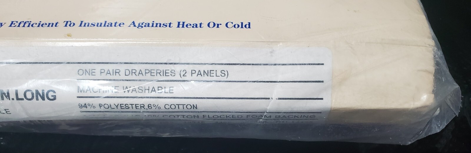 Burlington Ready Made Draperies Pinch Pleated 50″w X 45″L One Pair Foam Backing