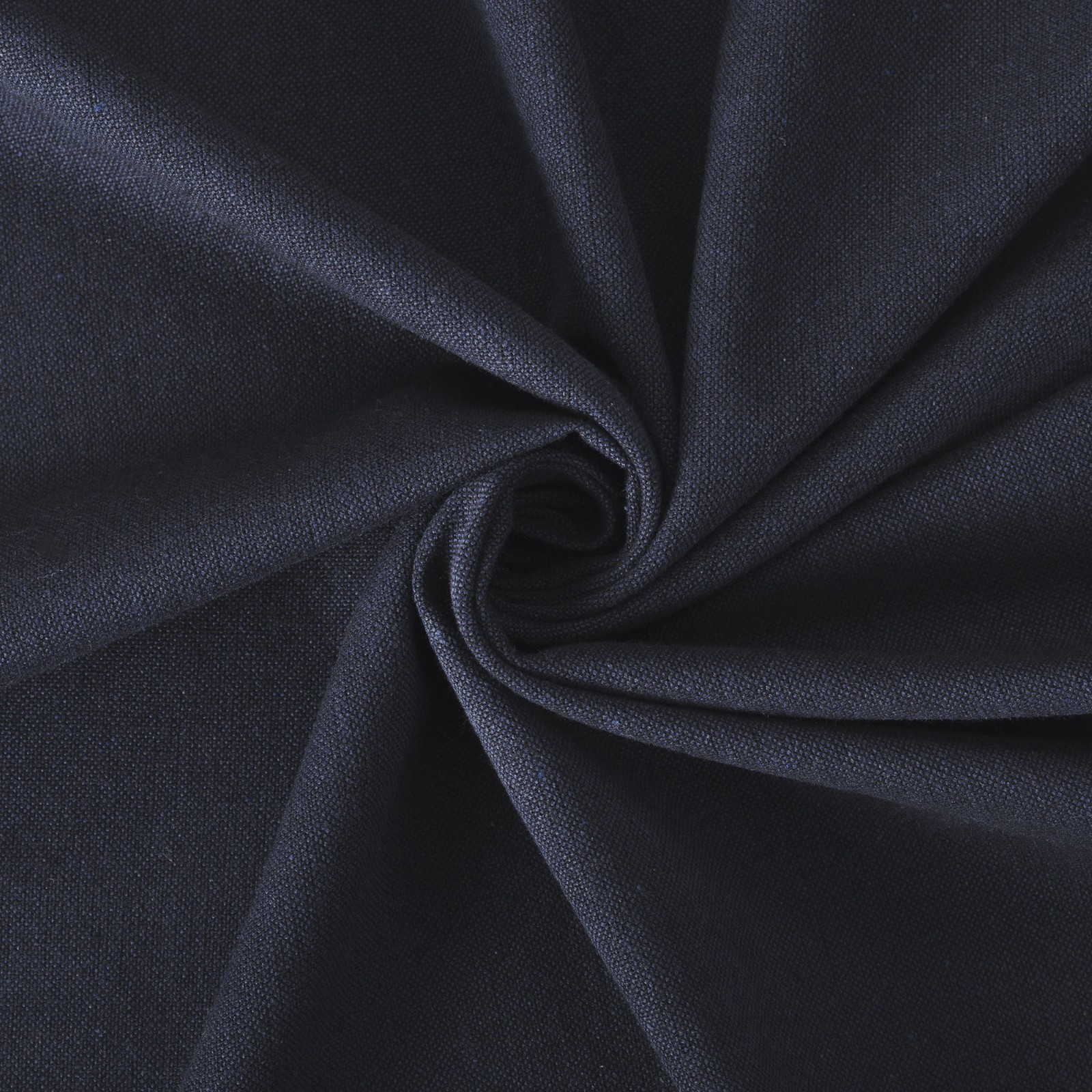 Archaeo Cotton Blend Button Tab Top Curtain Panel, 40″ x 63″ – Navy Blue – New