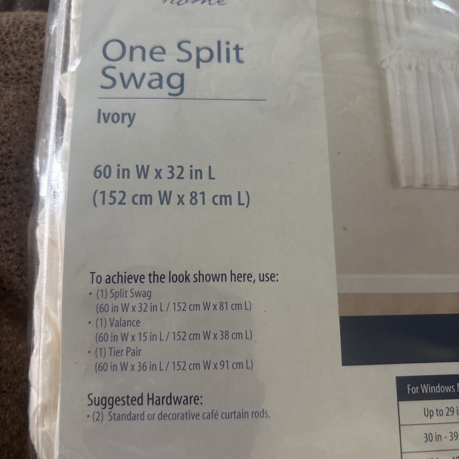 MAINSTAYS HOME Emily One Split Swag White [60″ W × 32″ L] New