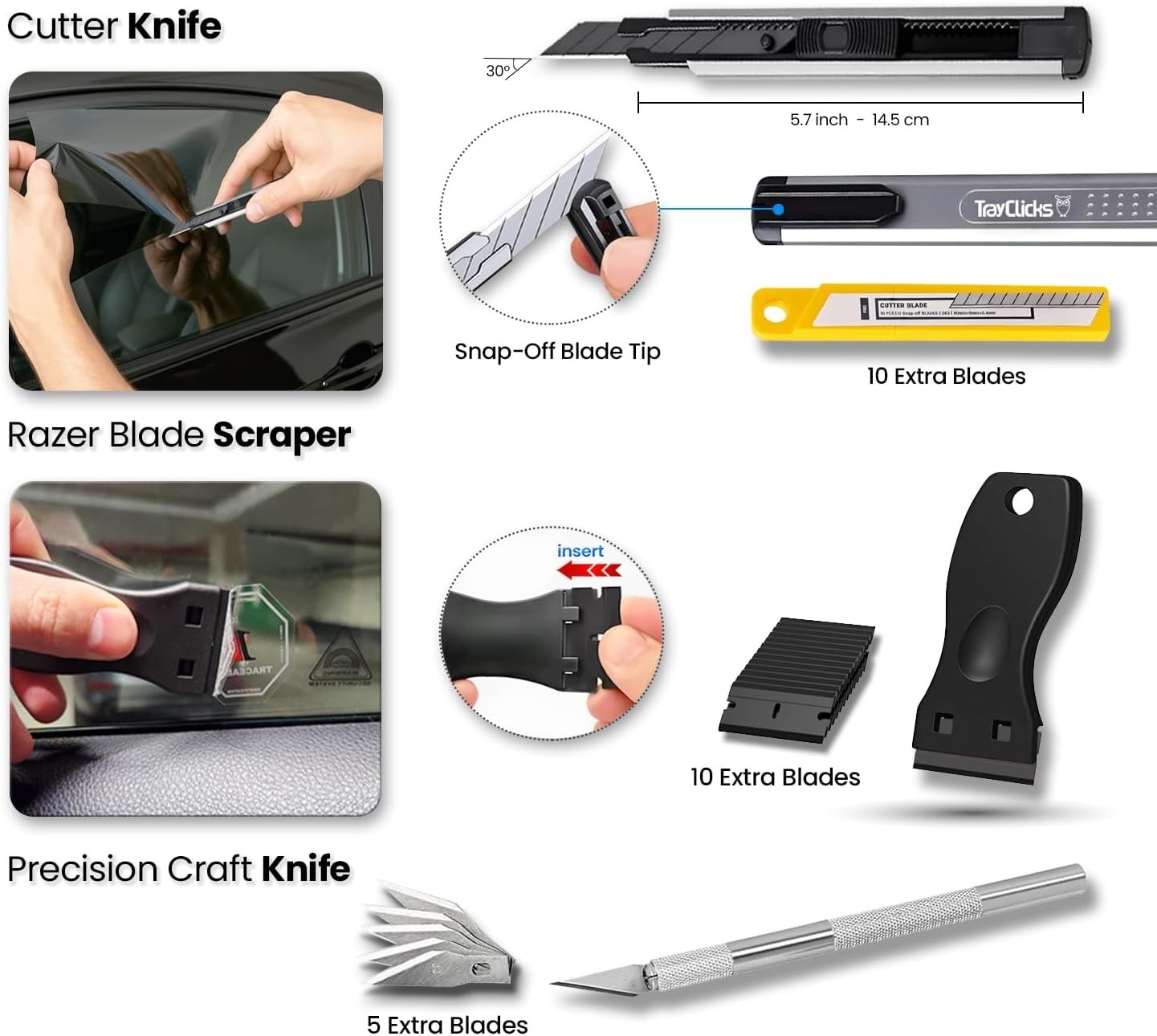 Window Tint Tools kit Vinyl Wrap Tool for Car Tinting Windshield Back Window …