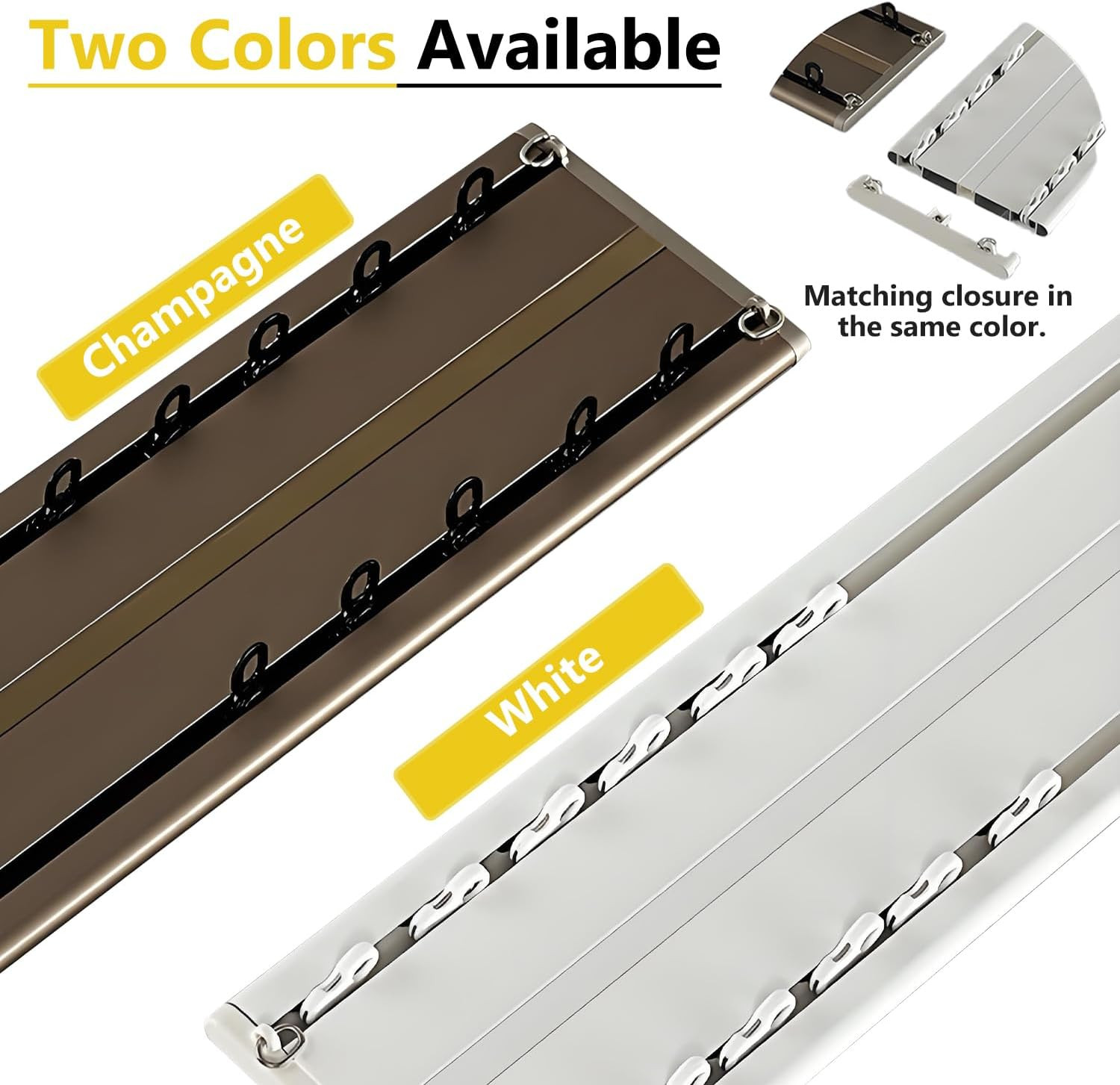 Double Row Curtain Track, Silent Aluminum Alloy Ceiling Curtain Track System, He