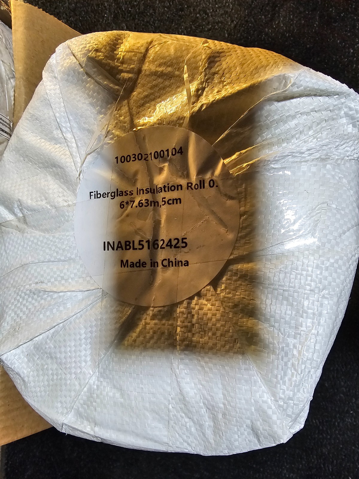 (QTY 4) 24 In X 25 Ft Fiberglass Insulation Radiant Barrier for Outdoor/​Indoor