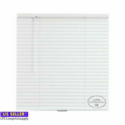 63″ W x 60″ L CORDLESS 1″ Vinyl Mini Blind White