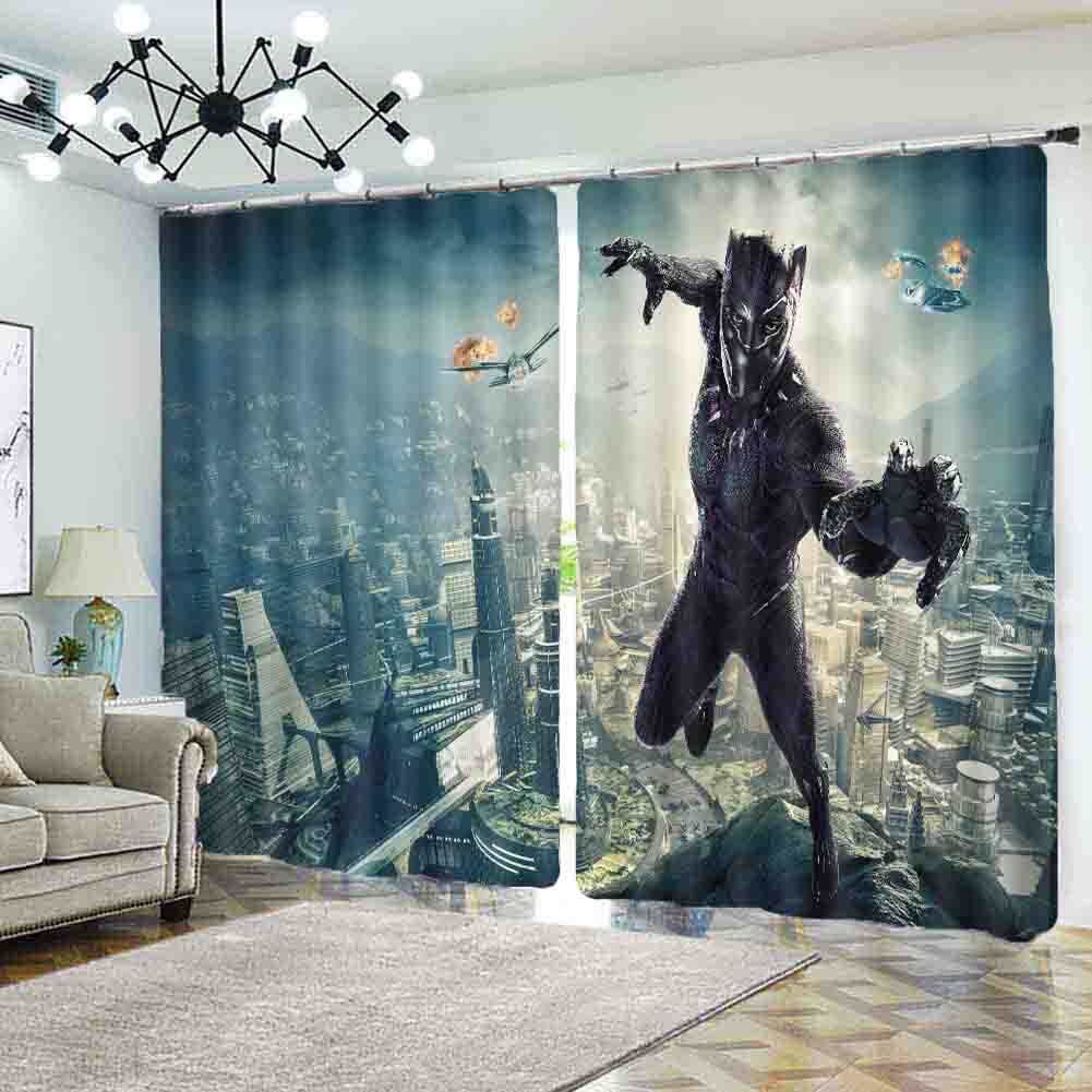 Rich Editing Protection 3D Curtain Blockout Photo Printing Curtains Drape Fabric