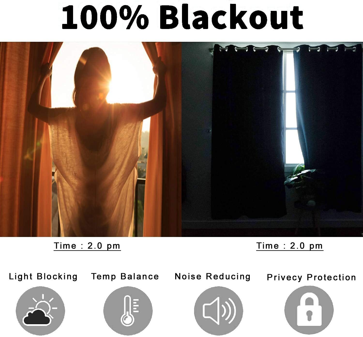 Premium Polyester Modern Feather Printed 90% Blackout Curtains for Window