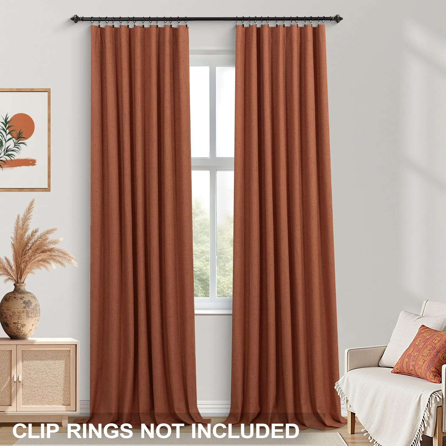 Elegant Linen Blackout Curtains for Ultimate Light Control and Style