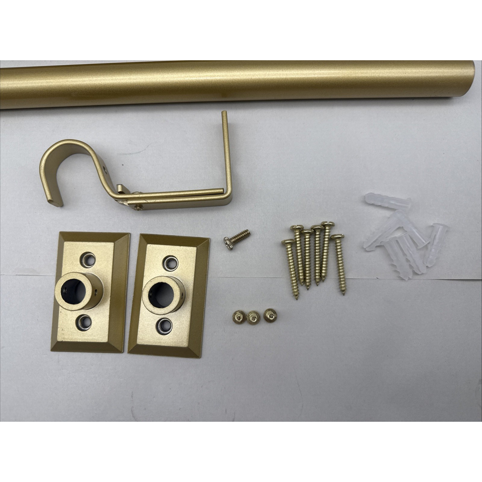ZYRW Gold Curtain Rod 28 to 48 inches, modern , heavy duty, decorative *READ…