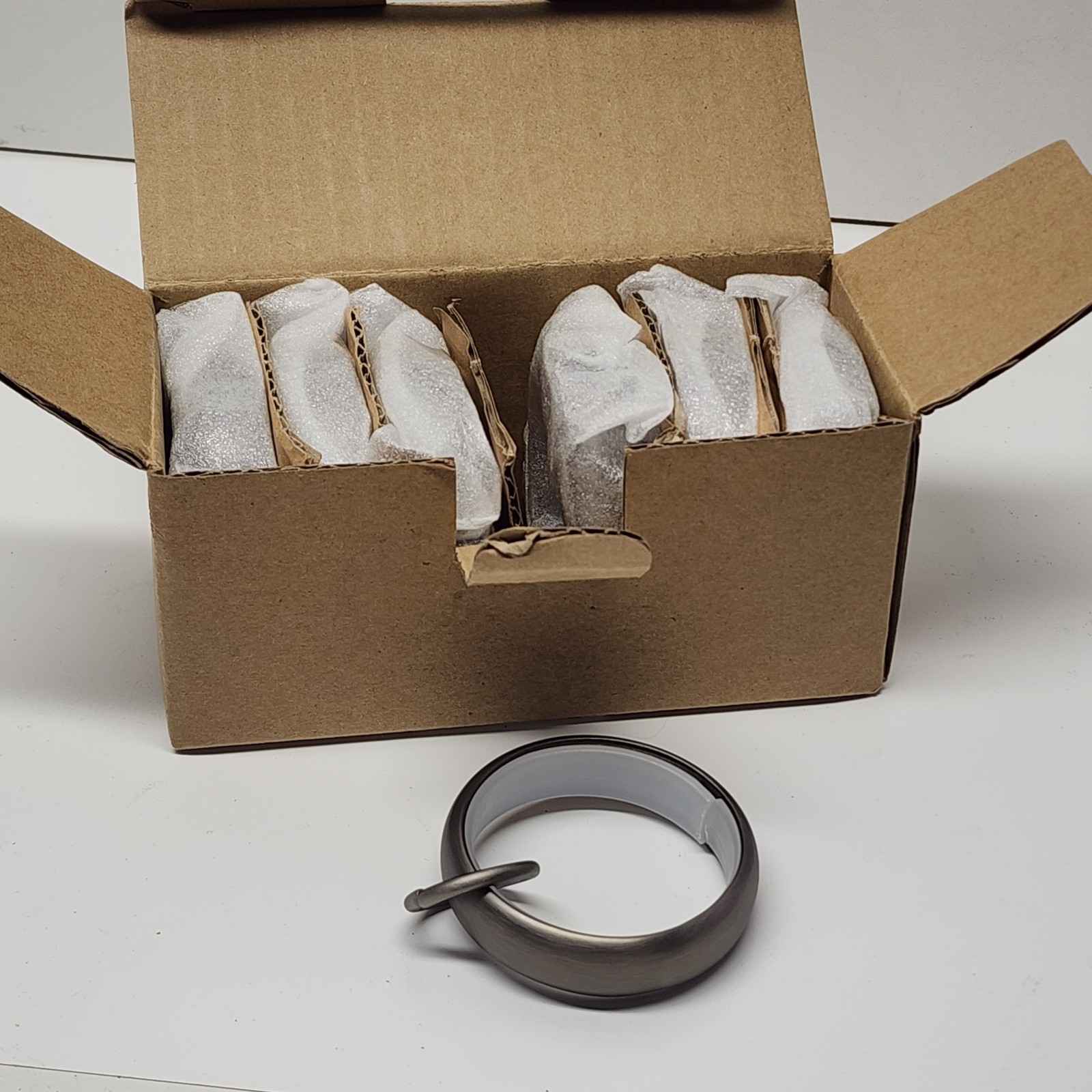 Restoration Hardware Estate Medium Loop Rings For 1 1/4″ Rod ANTIQUE NICKEL