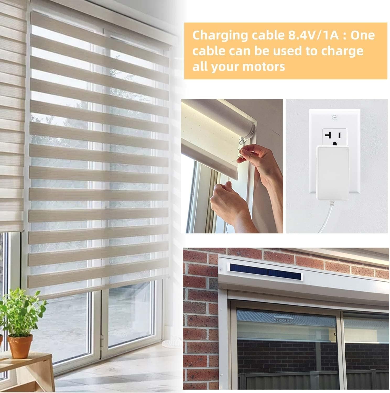 Motorized Roller Shade Opacity: Blackout