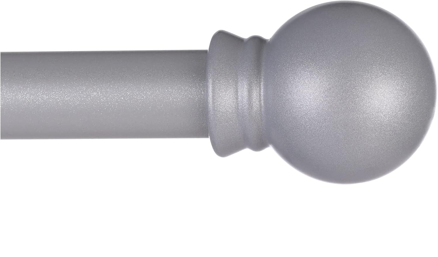 Brushed Nickel Curtain Rods 48-92 Inch for Bedroom, Living Room, Kitchen