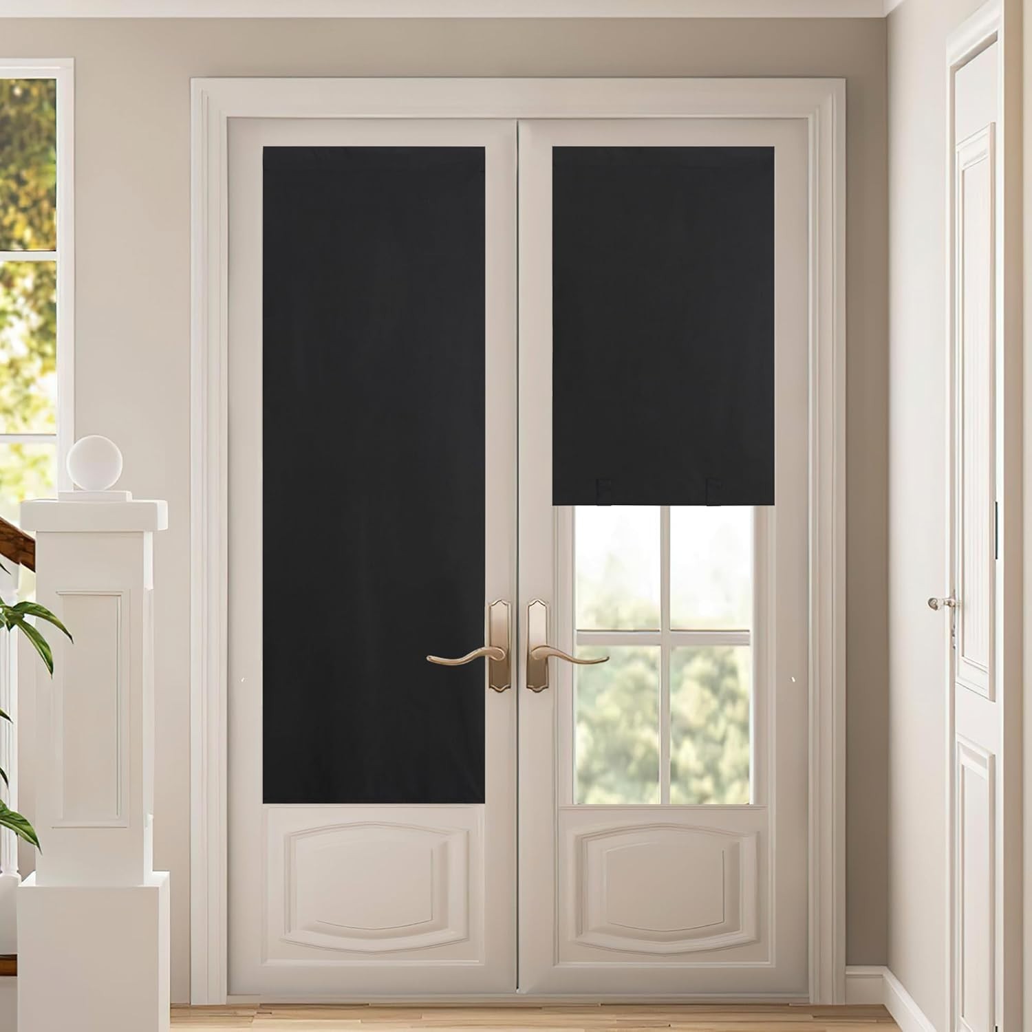 Full Blackout Door Curtain for Cordless Roller Window Covering Shades Blinds,…
