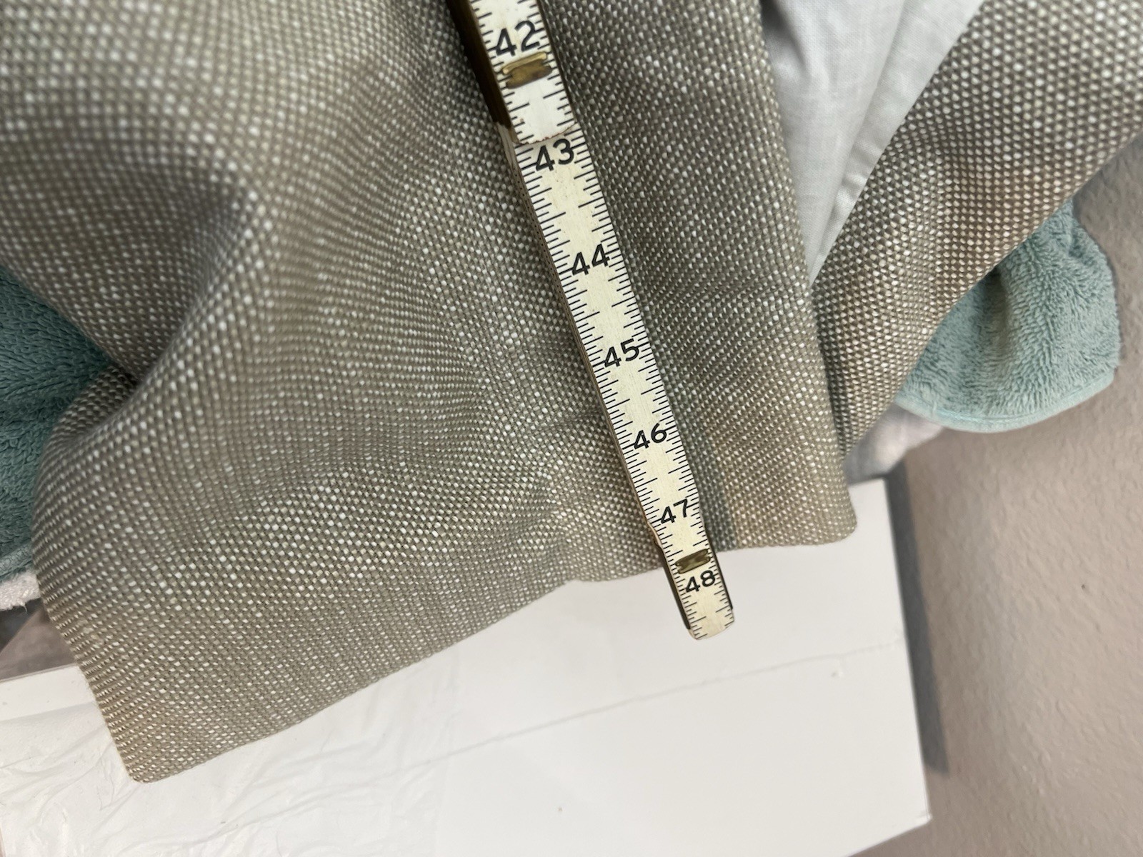 Restoration Hardware Textured Cotton Weave Heavy Curtains Panels Lined48x96 Pair