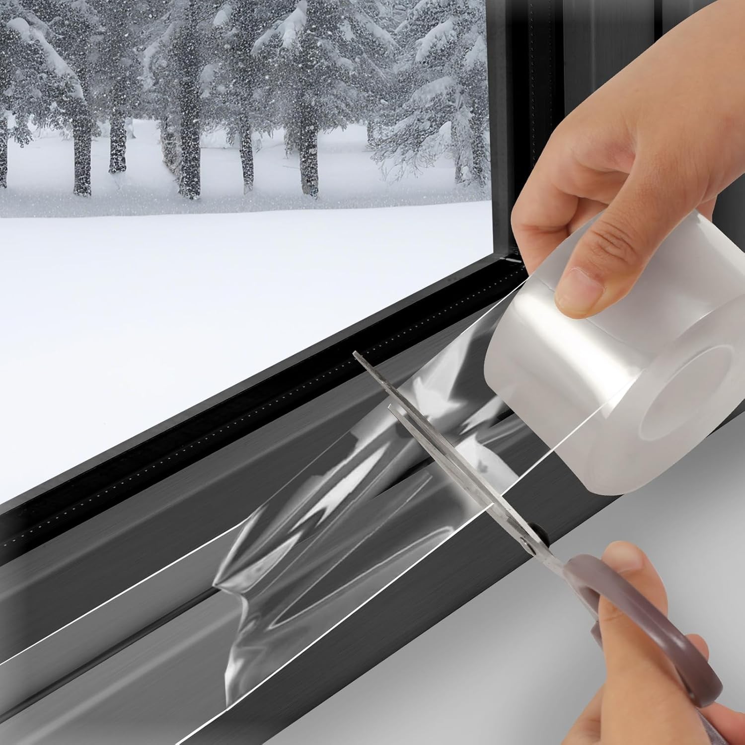 3× Cold Block Window Weather Sealing Tape Clear Insulation Caulk Doors Windows