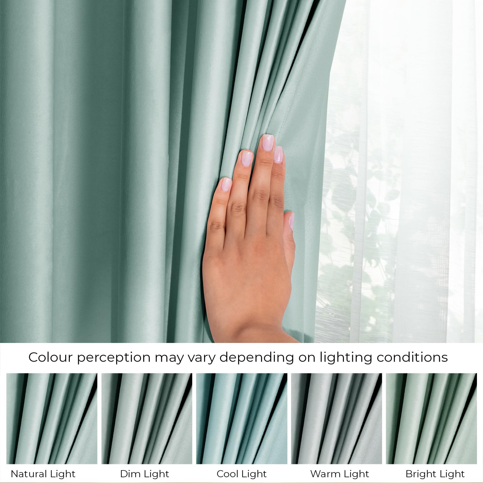 Restilo Set Curtain H 270 x W 140 cm with Tie Backs 54 x 10 cm Velvet Effect M…
