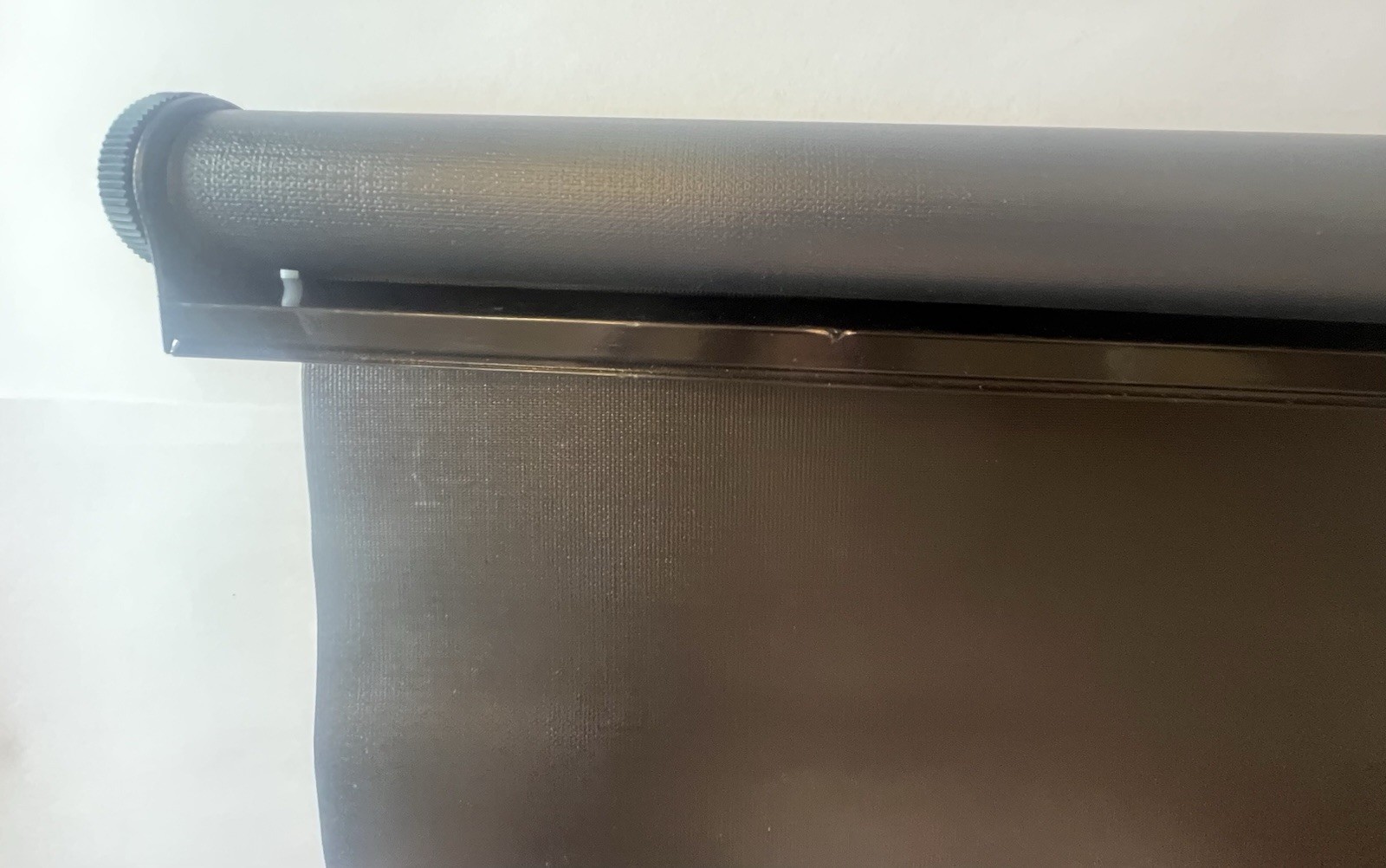 IRVINE SLOW-RISE RV NIGHT SHADE WINDOW BLIND (BLACK) 35”W x 24” L (No Hardware)