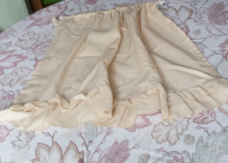 Two Retro Plain Off White/Yellow Curtains Made in the USA