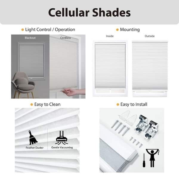 Perfect Lift Latte 1.5 in Cordless Blackout Eco Polyester Cellular Shade