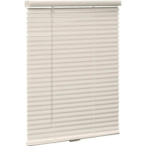 Champion 1 In. Aluminum 35 In. X 60 In. Room Darkening Blinds, Alabaster 527214!